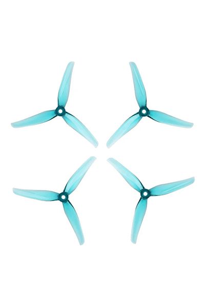 Choice 2pairs F5 Blue 2pairs Iflight Nazgul F5/5140 5 Inch 3 Blade / Tri-blade Propeller With 5mm Mounting