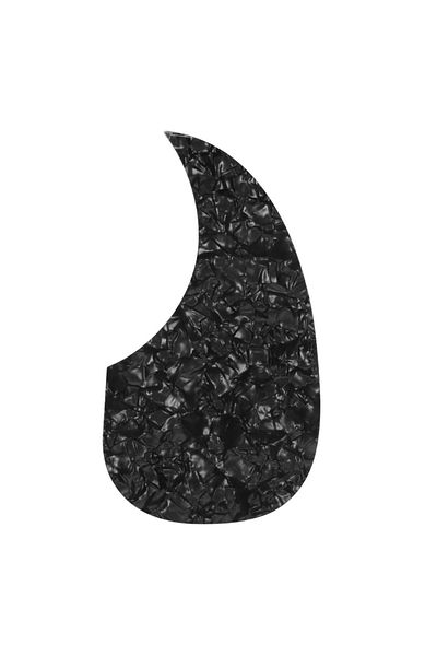 FLEOR Black Pearl Acoustic Guitar Pickguard Scratch Plate Self Adhesive Pick Guard Sticker For Right