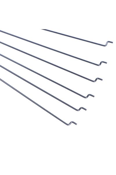 Choice 10Pcs Z-type Steering Gear Lever Diameter 1.2mm Length 20cm Stainless Steel Pull Rod Servo Lever ...