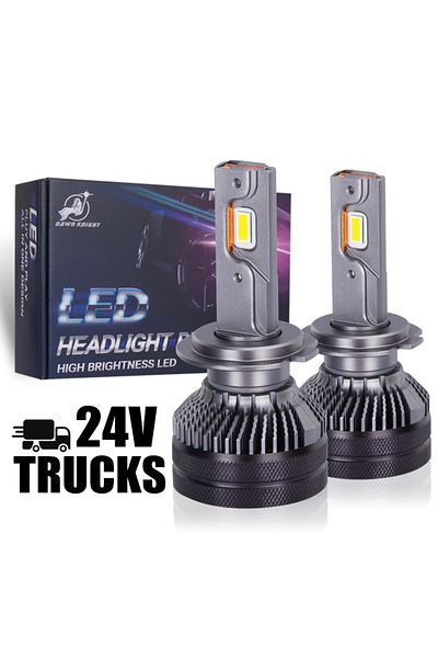 DAWN KNIGHT H7 12v-60v 6000k 2pcs K5c 24v H7 H4 H1 Led Truck Light Bulb H11 4300k 6000k 110w 24v Led Headlight L