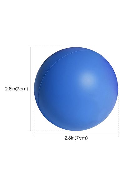 Choice Blue 7cm High Elasticity Grasping Ball Finger Strengthening Grasping Massager Exerciser Ball Squeezi