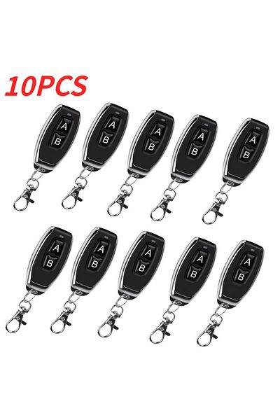 Choice 10pcs 433MHZ Remote Control Auto 2 Channel Code Electric Learning Code Gate Garage Door Opener wi...