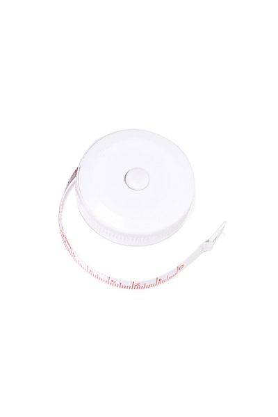 St.kunkka Round White 150cm/60" Mini Measure Plastic Ruler Roll Tape Accurate Measurement For Diy Jewelry Maki