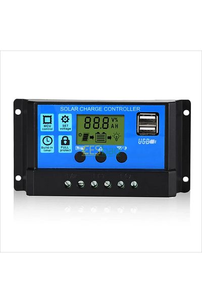 Choice 60a Solar Charge Controller 60a 12v/24v Voltage Regulator Solar Panel Photovoltaic Home With Pwm Sol