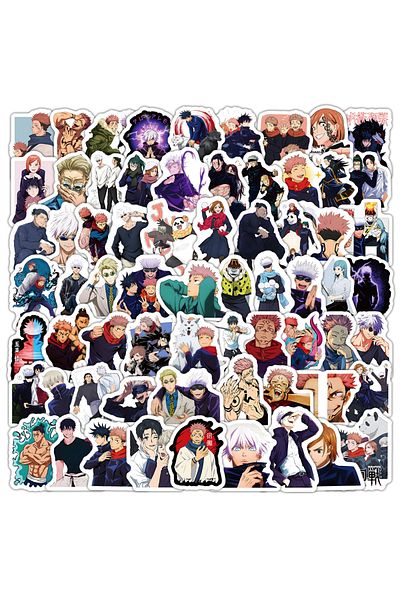 Choice Dmtz796-100pcs 100pcs Jujutsu Kaisen Cartoon Stickers Notebook Suitcase Laptop Water Bottle Waterpro