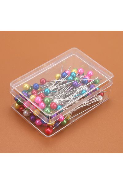 Choice 100pcs 100/300/500pcs/pack Kintted Pearl Light Locating Pins Patchwork Sewing Pins Positioning Needl