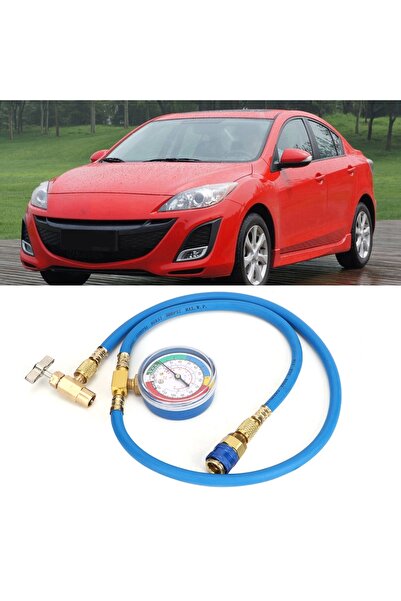 Choice R134A Recharge Measuring Hose Can Tap Gauge Refrigerant Charging Pipe