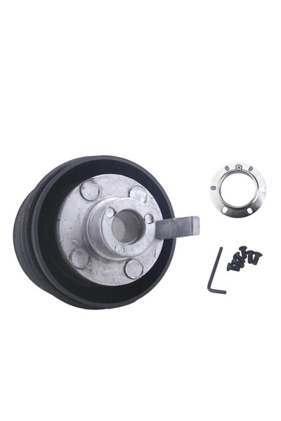 Choice طقم محول سريع الفك لمحور عجلة القيادة باللون الأسود لسيارة بيجو 106 30...