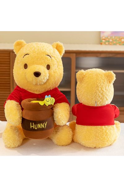 Choice 35-55cm Anime Disney Honey Jar Winnie The Pooh Soft Plush Toys Pooh Bear Stuffed Animal Dolls Chi...