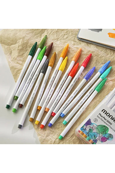 Monami 3000 Plus Pen Fine Liner Çizim Kalem Seti 48 Renk
