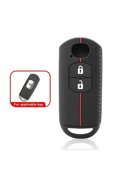 Choice 2 Buttons Red Line Silicone Car Key Cover Key Case For Mazda 2 3 6 Axela Atenza Cx-5 Cx5 Cx-3 Cx-7 C
