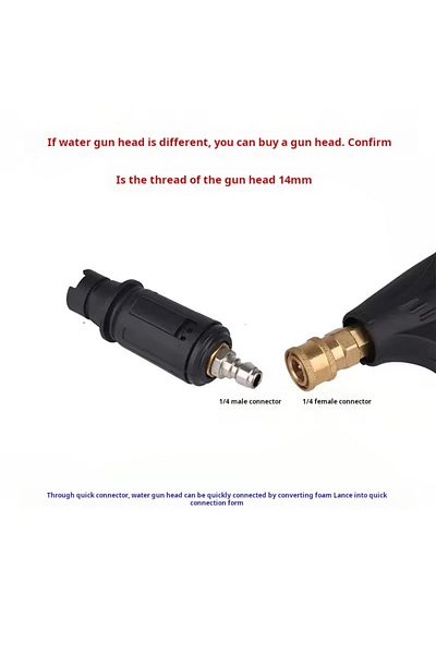 Choice 1 PCS Angle Adjustable High Pressure Washer Nozzle Sprayer With 1/4" Quick Plug Connect 3000 PSI