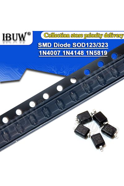 Choice Mbr0530w Sod123 100pcs Smd Diode 0805 Sod-123 1n5819 1n4007 1n4148 Sod123 Sod-323 1206 1n4148ws 1n58