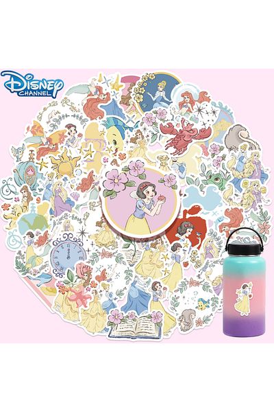 Choice 50 Pcs 50pcs Disney Princess Scrapbook Stickers Diy Diary Laptop Luggage Skateboard Graffiti Decal C