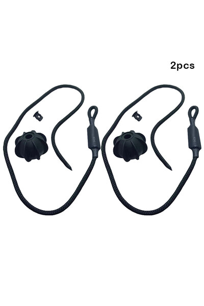 Choice black 2Pcs Car Rear Shelf Straps Ball Holding Cord Vehicle Tailgate La...