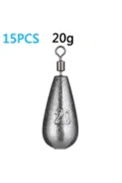 Choice 10 جرام رصاصة إسقاط 15 قطعة 15 قطعة/الوحدة ثقالة وزن الصيد 3.5 جرام 5 ...