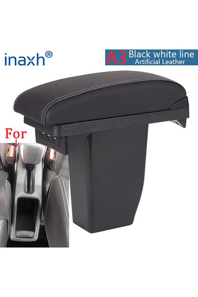 Choice A3 Black White Line For Peugeot 2008 Armrest Box Retrofit Parts Interior Details Center Storage Box