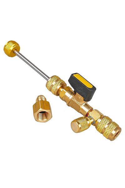Choice 1pcs Valve Core Remover Installer Tool, R410a R22 Ac Schrader Valve Core Remover, Dual Size 1/4" & 5