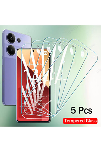 Choice 5 قطع زجاج مقوى لهاتف Redmi Note 13 Pro 5G، متوافق مع Redmi Note 13 و1...