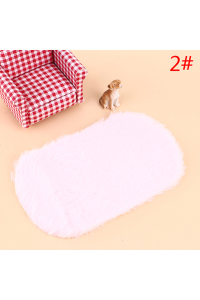 Choice سجادة قطيفة مصغرة لبيت الدمية، سجادة، أثاث غرفة المعيشة، إكسسوارات الد...