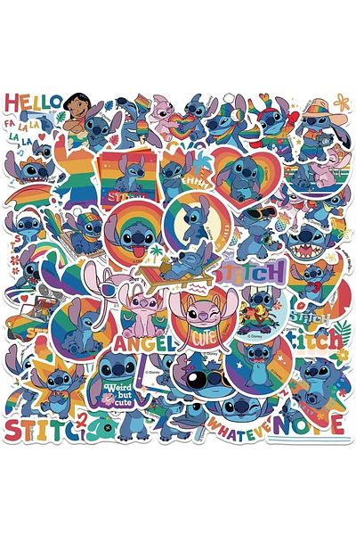 Choice Dsn-030-50pcs Cute Cartoon Lilo & Stitch Stickers Disney Graffiti Decals For Diy Diary Laptop Luggag