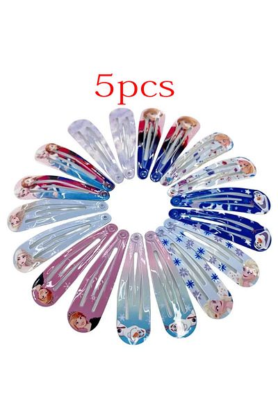 Hot Toys Cartoon Disney Frozen Children Hair Clip Doll Accessories Elsa Hair Pin Bow Headwear Princess Kid...