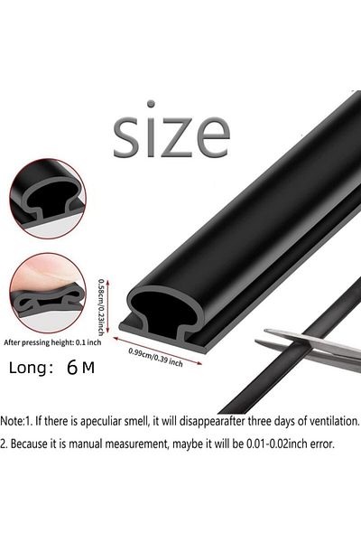 Choice 10mmx6mmx6m 1 Piece Security Door Access Door Window Sealing Strip Tpe Weatherproof Anti-collision S