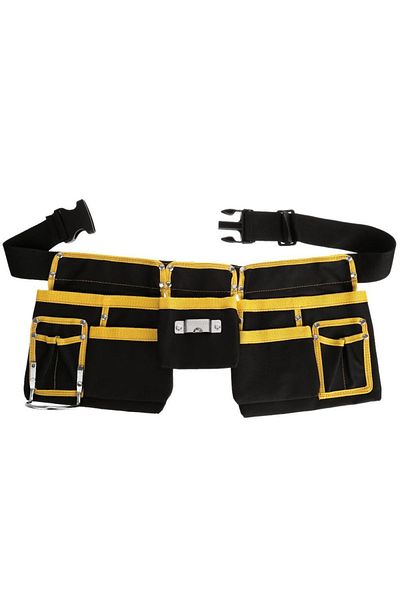 Realmote Two-bag Multi-functional Electrician Tools Bag Waist Pouch Belt Storage Holder Organizer Oxford Clot