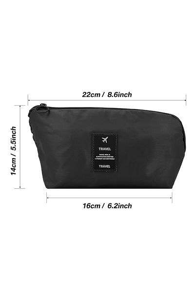 Choice 1pcs Black 1/3/5pcs Travel Organizer Cable Digital Electronic Waterproof Storage Bag Portable Case F