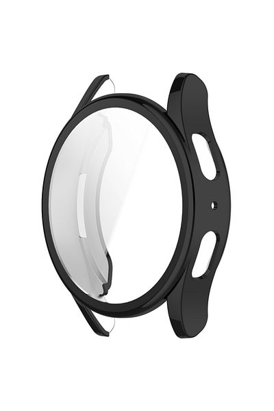 Choice Galaxy Watch 7 40MM Black Silicone TPU Case Glass For Samsung Galaxy Watch 7 40mm 44mm Full Cover Sc