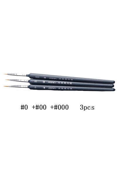 Choice 3pcs Number Painting Brush Miniature Paint Brush Set Professional Nylon Number Painting Brush Hook L