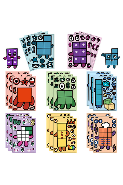 Choice 8 قطع/16 قطعة مكعبات بناء إبداعية، ملصقات ألغاز، حافظات هواتف محمولة، ...