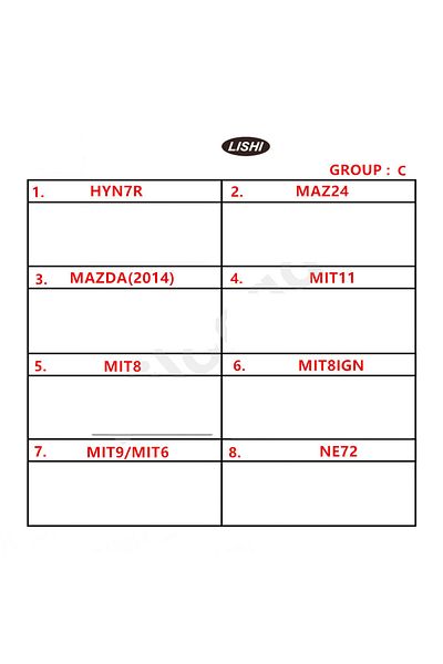 Choice Nsn14 Lishi 2 في 1 أداة Nsn14 Nsn11 Hyn11 Hy15 Hy16 Hy17 Hu87 Hu49 Mit11 Mit8 Fo38 Maz24 Cy24 Dwo4r