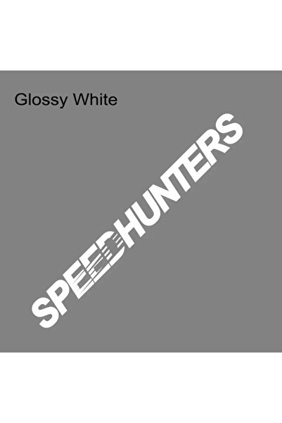 Choice ملصقات فينيل للسيارة برسومات Speed Hunters مقاس 100 × 10 سم لامعة بيضا...