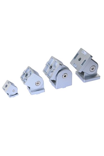 Choice 40s Connector 1pcs 2020 Series Aluminum Extrusion Profile Die-Cast Zinc Alloy Flexible Pivot Joint C