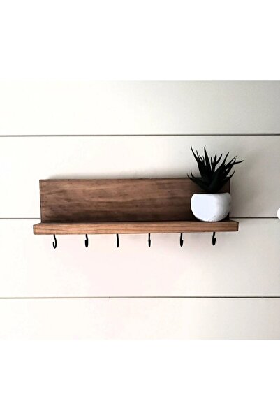 Efe Dekoratif Duvara Monteli Askılık Anahtarlık Anahtar Askısı 40x10x7cm