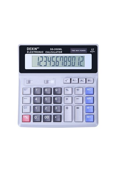 Aibecy New Desk Calculator 12 Digit Lcd Display Solar Battery Powered Big Button Giant Accounting Calculat