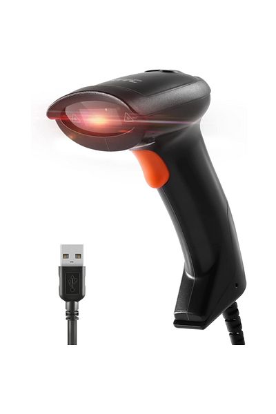 Choice 1d Laser Jrhc 1d USB Laser Barcode Scanner أجهزة قراءة الباركود المحمولة أدوات المسح الضوئي لأجهزة التخزين