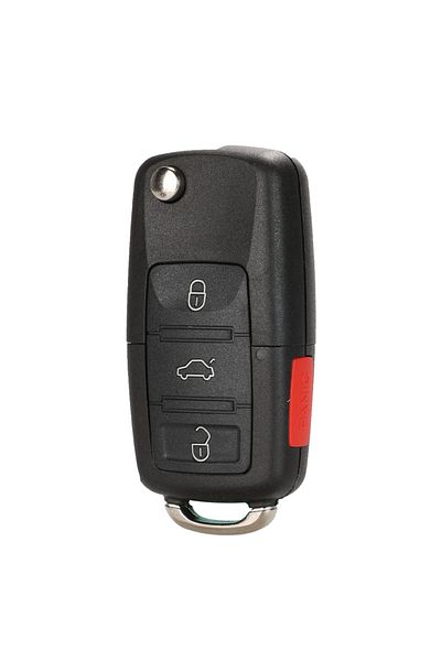 jingyuqin 4 Buttons 10pcs 2/3/4 Button Key Shell Case For Vw Passat Polo Golf Touran Bora Ibiza Leon