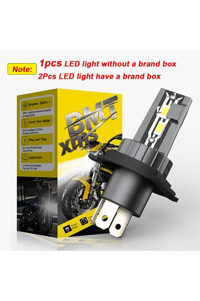 BMTxms H4 9003 Hb2 Hi-lo 1pcs H4 Led Motorcycle Headlight Bulb 20000lm H4 Led Moto Light Hi Low Beam