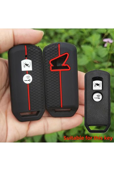 Choice 2 Button 1pcs Silicone Key Case Cover Keychain For Honda Pcx 125 Forza 125 300 350 750 Adv Xadv Sup