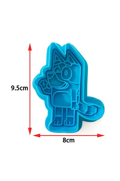 Choice Bluey Bluey Little Creative Biscuit Mold Bingo Cookie Mold Cartoon High-quality Plastic Shaping Chil