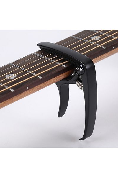 Choice Black Metal Guitar Capo Aluminum Alloy Guitar Tuner Clamp Professional Key Trigger Capo For Acoustic