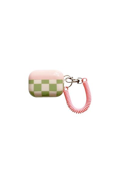 Choice Airpods 3 green Checkerboard Lattice Earphone Charging Cute Cover for AirPods 1 2 3 Pro Wireless Ear