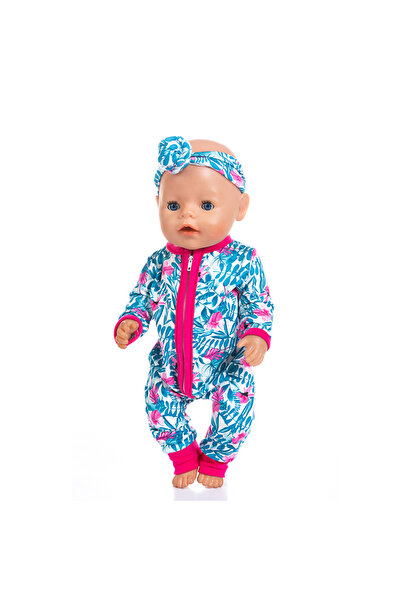 Choice بدلة دمية مقاس واحد Q18-483 + رباط رأس ملابس دمية تناسب دمية مقاس 43 س...