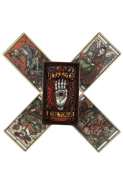 Choice بطاقات Tarot Del Toro Tt104، مجموعة من 78 بطاقة Oracle English Visions Divination Edition، ألعاب Borad