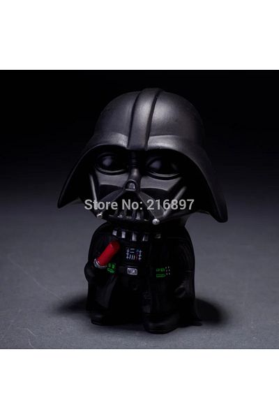 Choice No Box 10cm 2pcs/lot Cute Style Star War Darth Vader & Storm Trooper Kawaii Movie Action Figure Mode