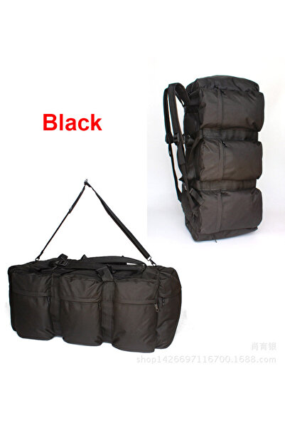 Choice حقيبة ظهر كبيرة للتخييم والسفر بسعة 100 لتر باللون الأسود للرجال للمشي لمسافات طويلة والرحلات في الهواء الطلق