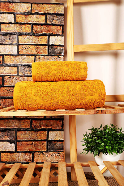 Mira Home 2-комплект жакардового рушника для ванної кімнати з візерунком