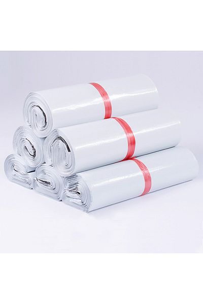 Choice 50x55x5 سم 20 قطعة من Inplustop أكياس بريدية سريعة جديدة باللون الرمادي والأبيض من Ploy حقيبة تخزين مغلفة غير شفافة